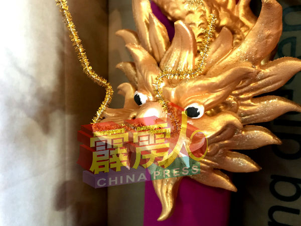 3D龙香的祥龙栩栩如生，象徵风生水起。