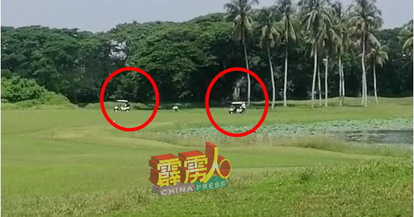 3名华裔男子在行动管制期间打高尔夫球,结果被警方逮捕。