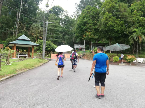 登山客如今改登拉律山柏油山路，以免增加负担。