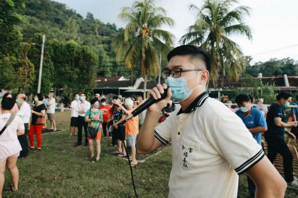 胡伟豪指出，有私人企业欲申请金宝山地段，做为私人墓园计划。