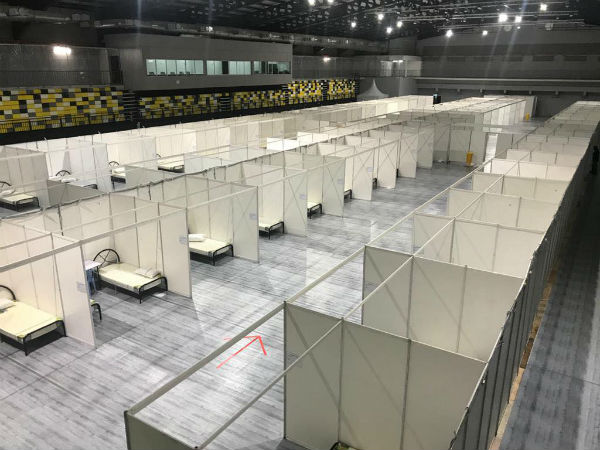卫生部在霹雳州近打县羽球馆,设立了拥有160个床位的新冠肺炎隔离与低风险治疗中心。