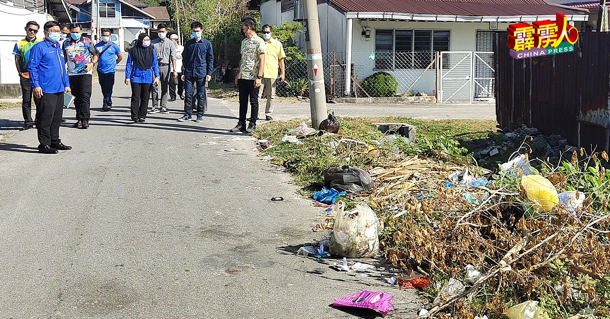 江沙火车头的其中一个垃圾热点，市议会虽多次清理，但是垃圾依旧春风吹又生。