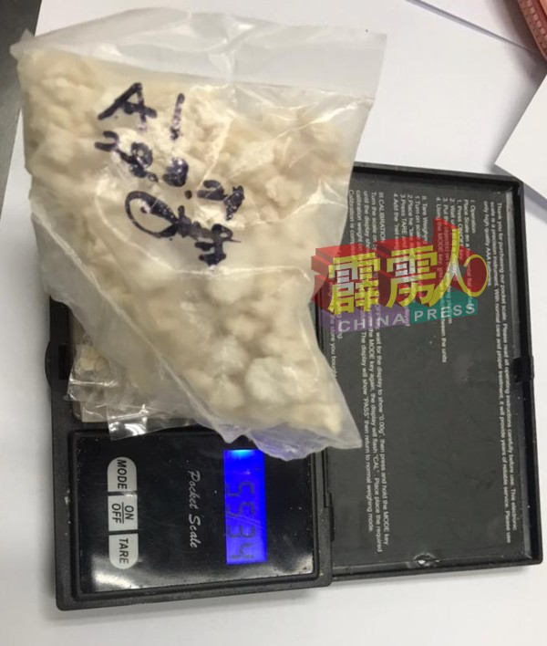 肃毒行动中，当局也逮捕了1名毒品中介，起获55.29克吗啡。