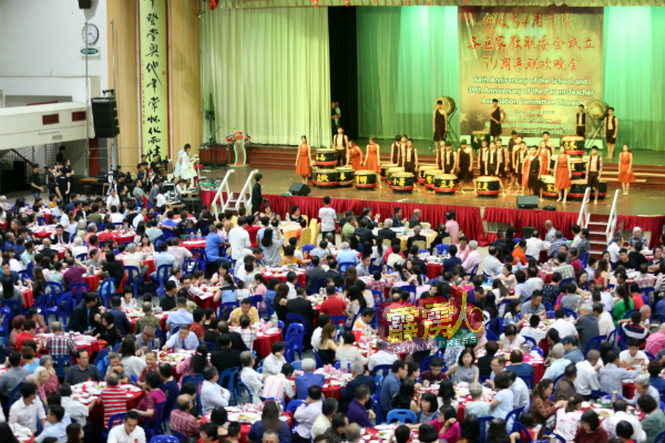 热心教育人士踊跃出席“培南独中创校64周年暨各区家教联委会成立59周年联欢晚宴”。