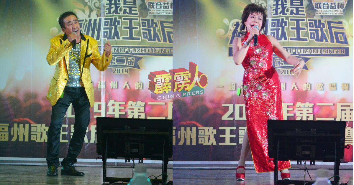 22名福州歌唱爱好者不论是从选歌、服装、台风和歌唱表现皆难分高下。