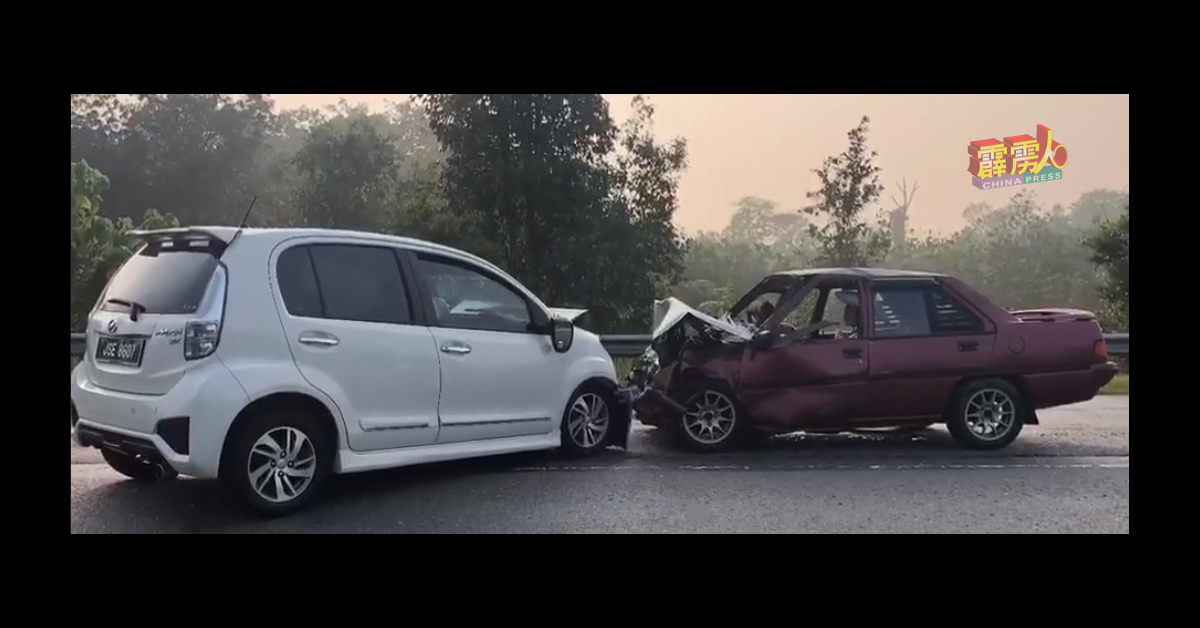 江沙通往宜力路第33公里，哥打淡板新村附近週二清晨发生车祸，造成1死1伤。