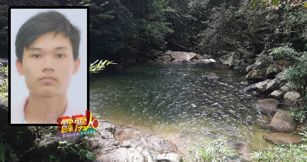 甘家杰溺死于峇都巴冷盖瀑布。