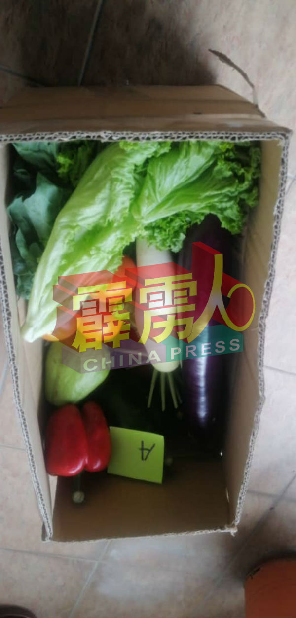 每一个蔬菜箱内的蔬菜种类皆不一样，在装箱后，透过线上平台，售卖给民众。