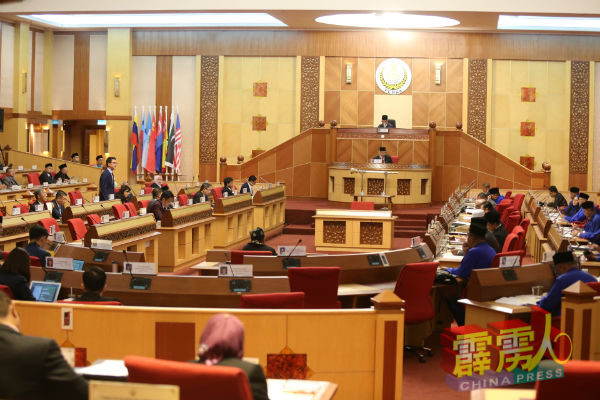 原订于4月14日召开的霹雳州议会会议将展延至另行通知。（档案照）