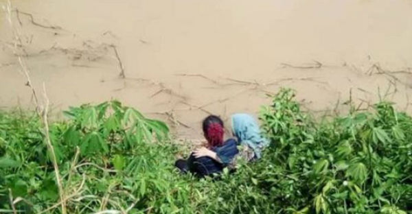 一辆载有4名少女的轿车意外坠入河道，庆幸遇到刚好路过的莫哈末诺英然，奋不顾身跳入河道抢救。
