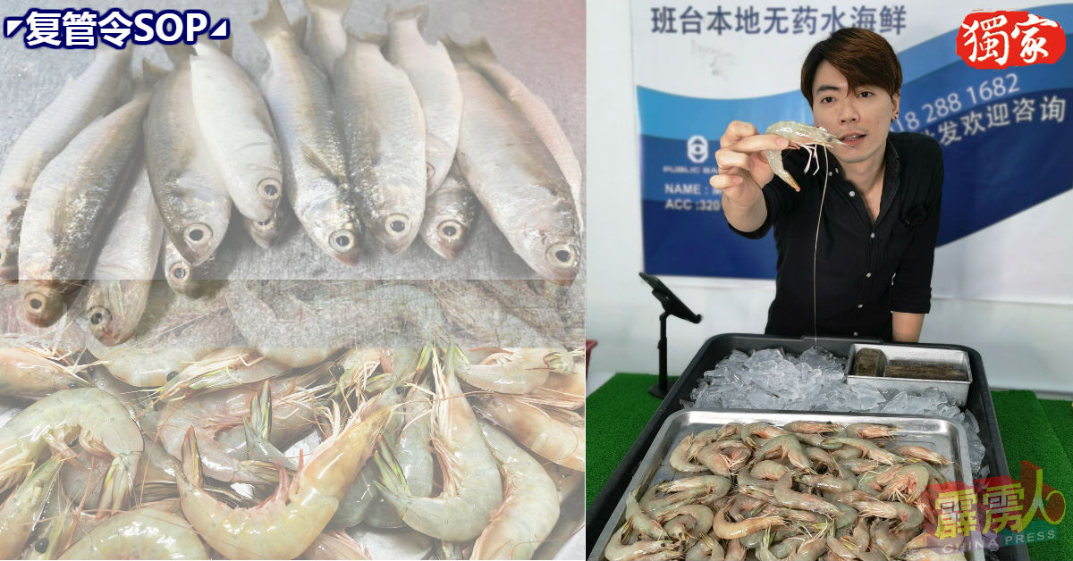 徐俊洋坚持只卖新鲜且零葯水的海鲜给顾客。