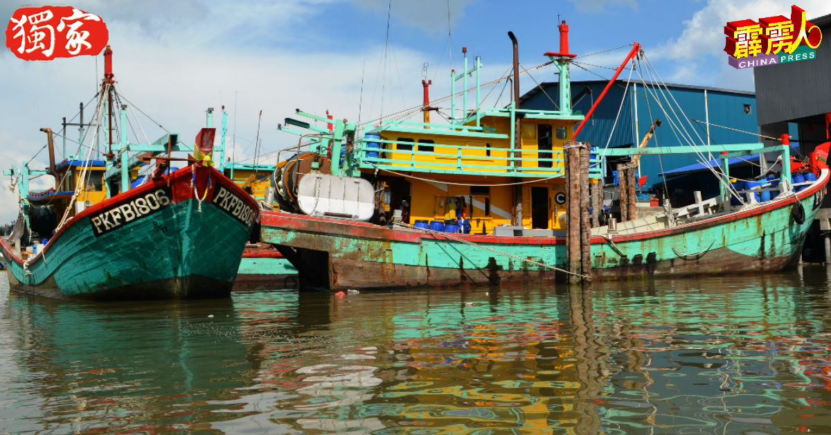泰籍渔民因行动管制令未能返马出海，造成邦咯岛、班台及双礼佛深海渔船，无法出海捕获。