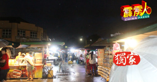 【霹雳头条】疫情冲击适逢雨季 夜市小贩 双重打击