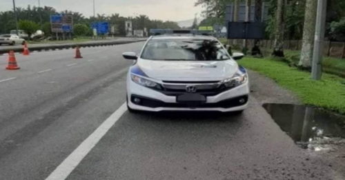 警局驾走巡逻车  男子收费站遭拦截