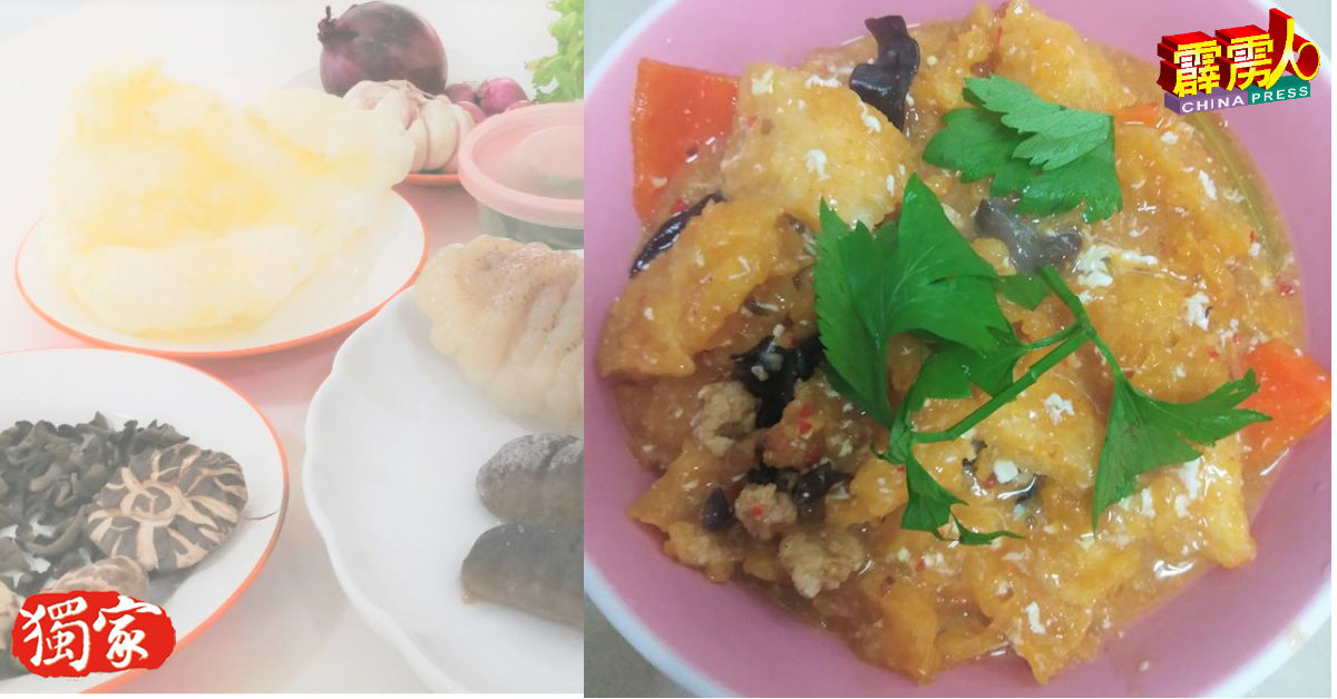 福州酸辣鱼鳔汤也称鱼鳔酸辣羹，是实兆远福州人人气满满的传统佳餚之一。