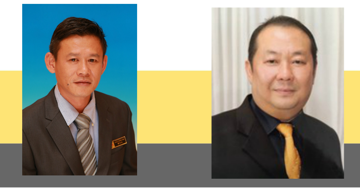 霹雳家私同业公会会长曹川山（左）及霹雳家私同业公会会务顾问拿督蔡承易（右）。