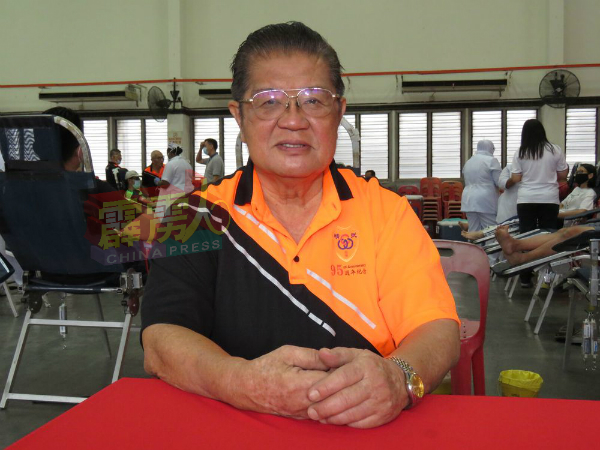 怡保中国精武体育会会长拿督黄保生。