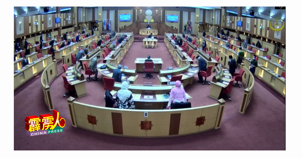 霹雳州第14届第3季第3次州议会的辩论环节，在和谐气氛下进行。
