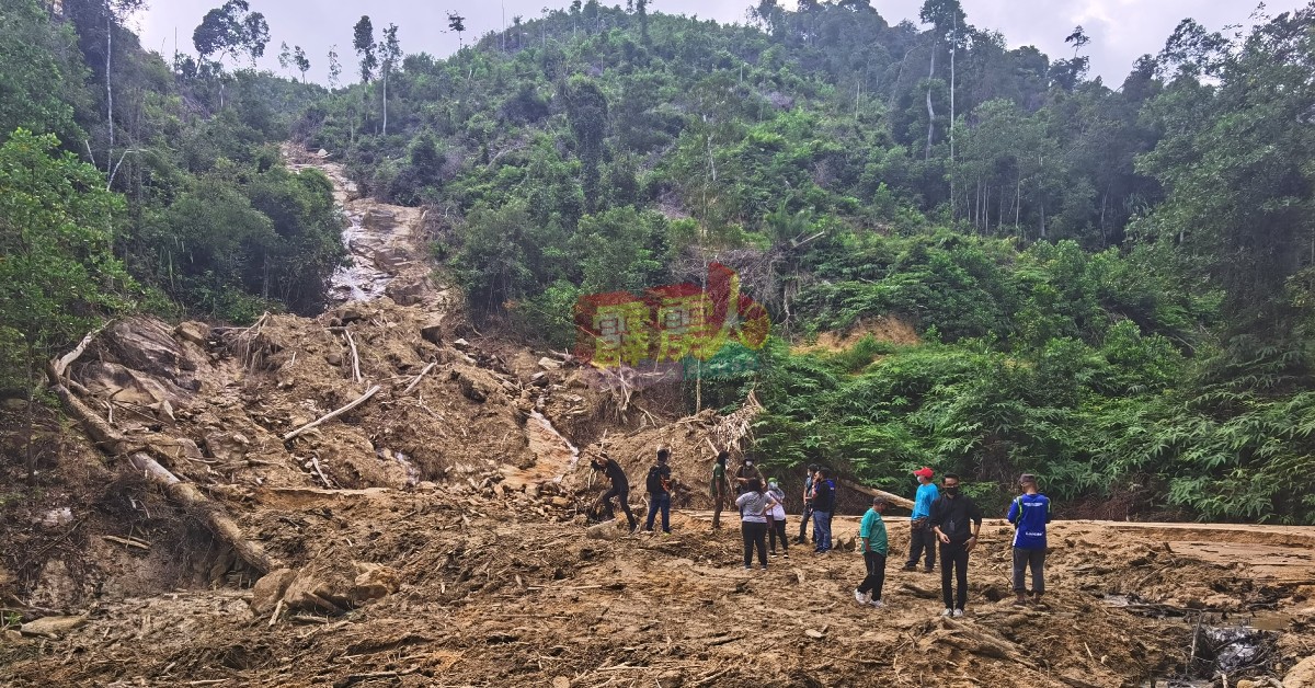 昔加里森林保留区直落西莱的丹绒峇都瀑布，近日被揭发已遭摧毁！