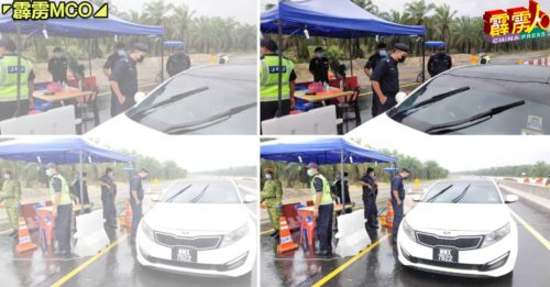 ◤霹雳MCO◢曼绒主干公路   警方设4路障管控交通