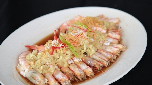 蒜香鲜海虾，简易的烹饪却最能带出海虾的鲜美。