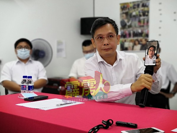 目前仍是州委的添仁奈都（手机连线中人），也将和廖泰义加入苏建祥的团队，参与竞选。