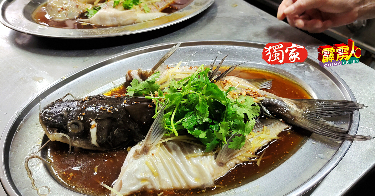 清蒸白苏公，是最受欢迎的河鲜之一。