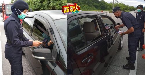 路障处派发防范诈骗手册  和丰警方好贴心！