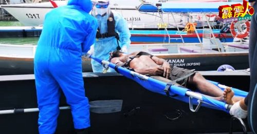 海事执法机构“医疗后送”   救半昏迷男子
