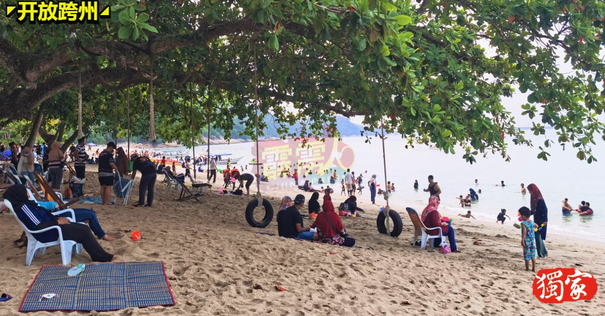 直落迪海滩游客人数增加约40%，逐渐恢復昔日人气！