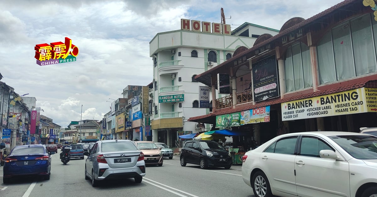 位于江沙大街的江沙酒店，只剩逾20%空房。