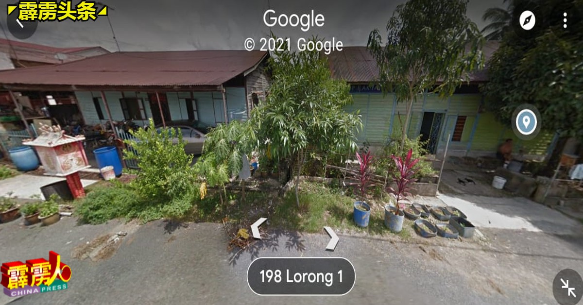 根据谷歌（Google）地图，可搜出被无清大火烧毁的木板屋的原貌。