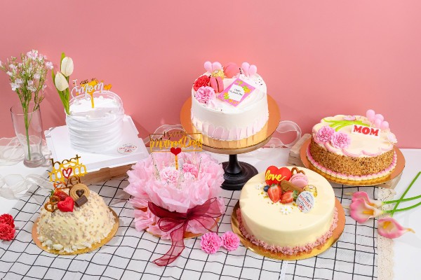 快乐安琪今年推出6款精致的母亲节蛋糕。