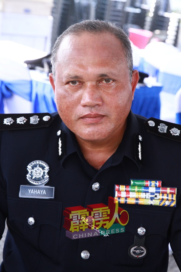 怡保警区主任雅哈耶助理总监。