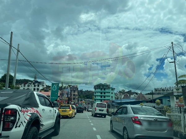 碧兰璋是交通阻塞的焦点区之一。 （受访者提供）