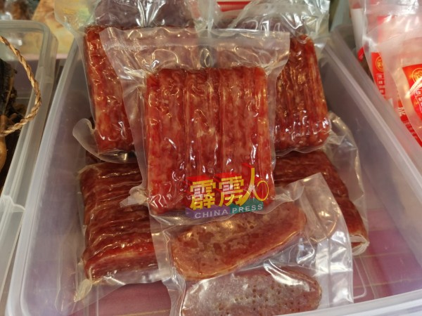 桂花肉是新年美味食材之一，也是市民新年期间爱吃的腊味。