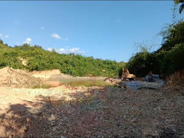 黄景祥在新附近寻得一片土地，致力申请以成为农民的替代土地。 （受访者提供）
