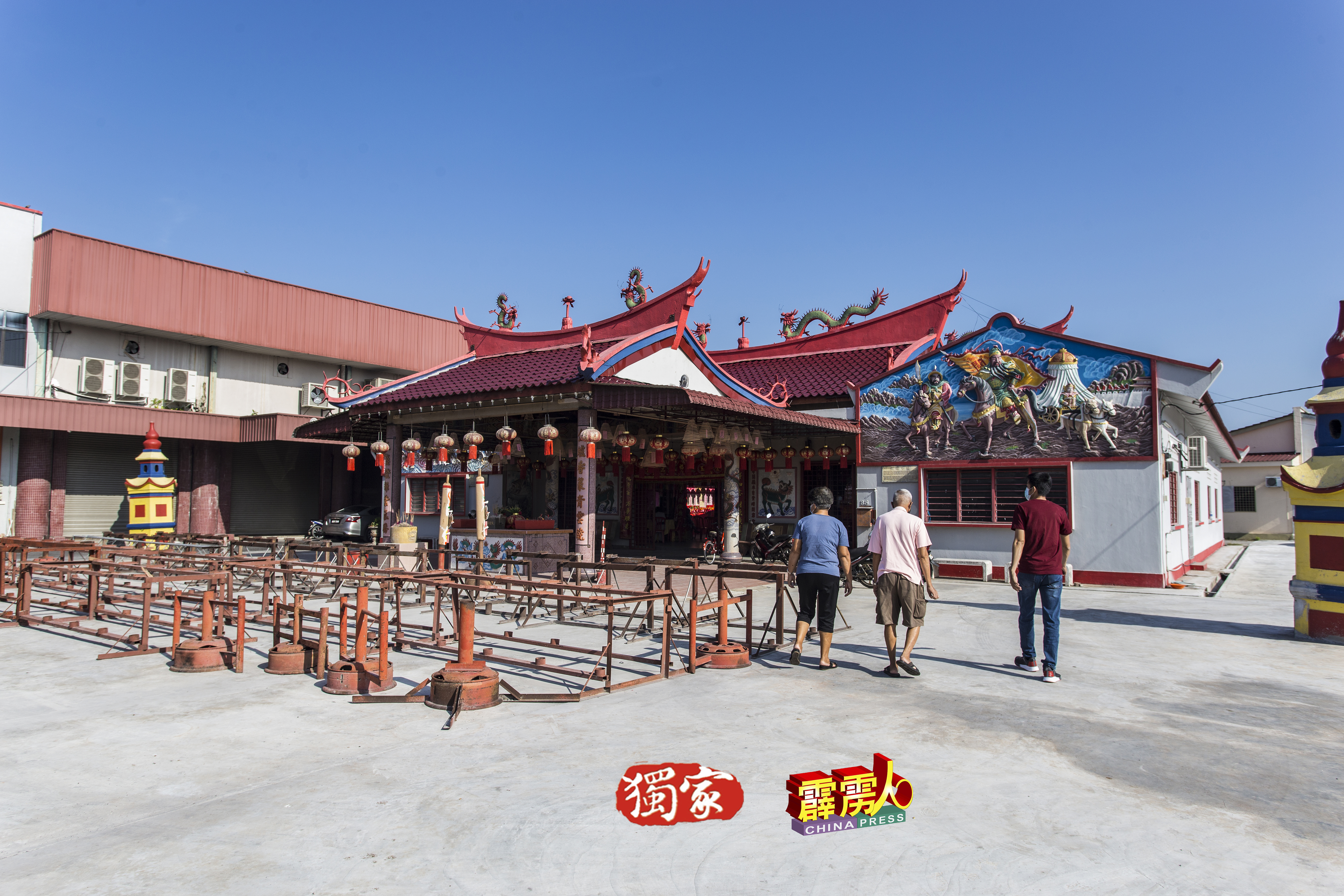 昭惠庙不但是百年庙宇，也是江沙唯一一间可祭虎爷的华人庙宇。