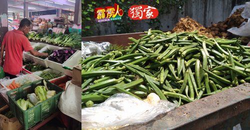 斋戒月友族购买力低   江沙巴刹菜贩受影响