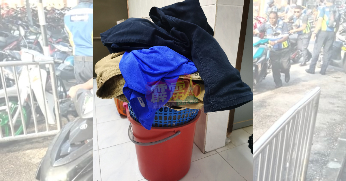 曼绒区大部分住家都堆满换洗的衣物。