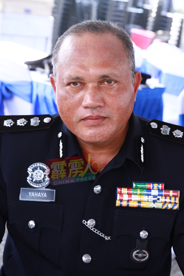 怡保警区主任雅哈耶助理总监。