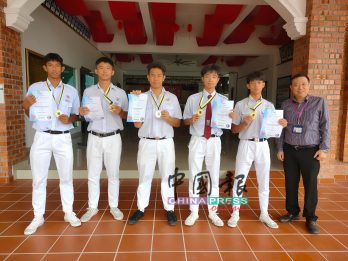 崇华独中称霸江沙学联男篮赛  5人获选为县代表