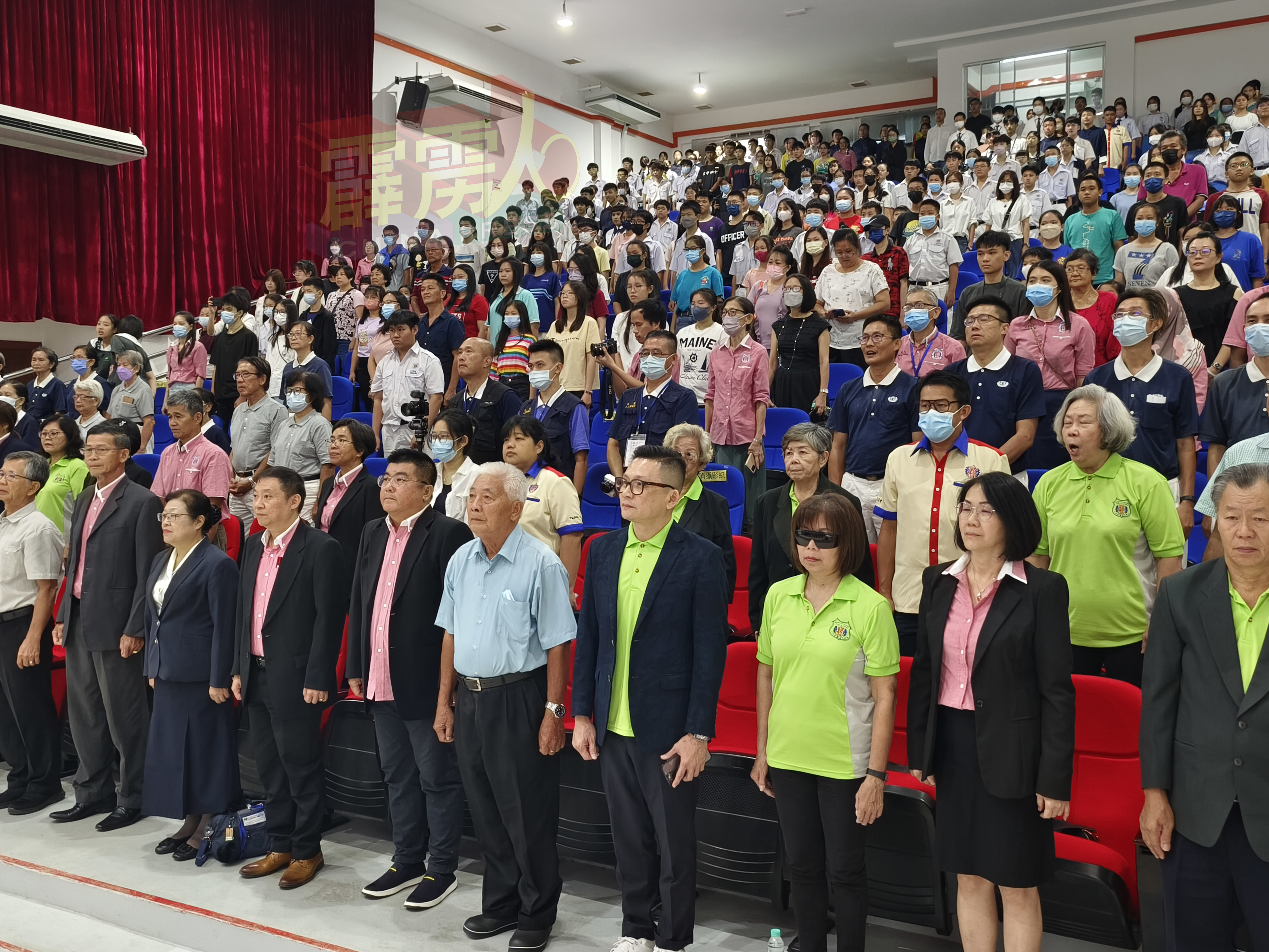 崇华独中与台湾慈济大学附属高中联办的2023年国际音乐会，座无虚席。