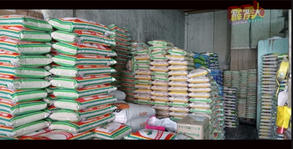 霹雳州内米粮批发商，都需以高价购买，如今供应充足。