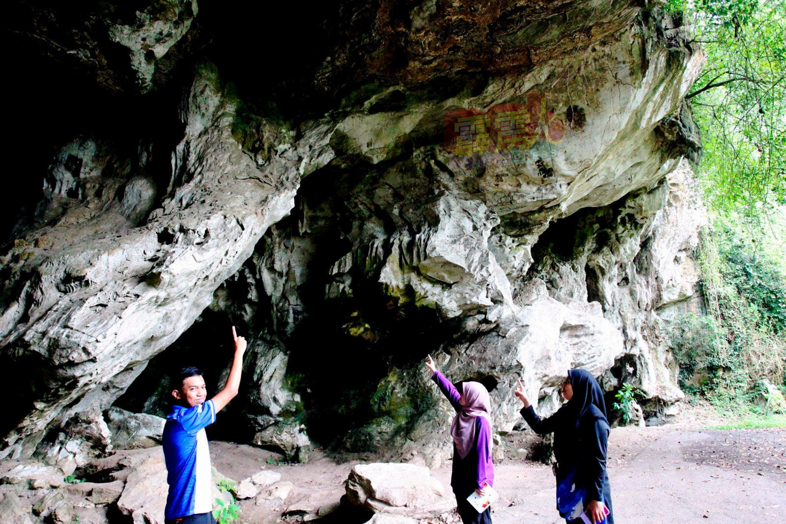 玲珑拥有许多著名洞穴，等待游客到访。（马新社）
