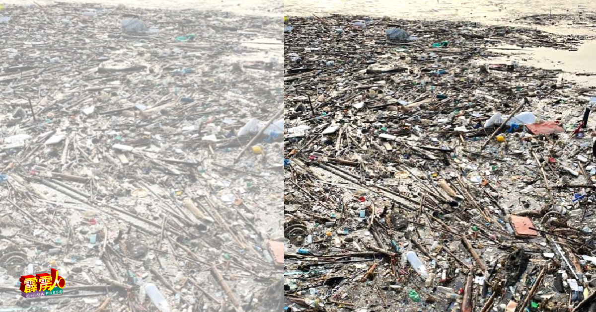 邦咯岛邻近的私人岛也出现“垃圾潮”！