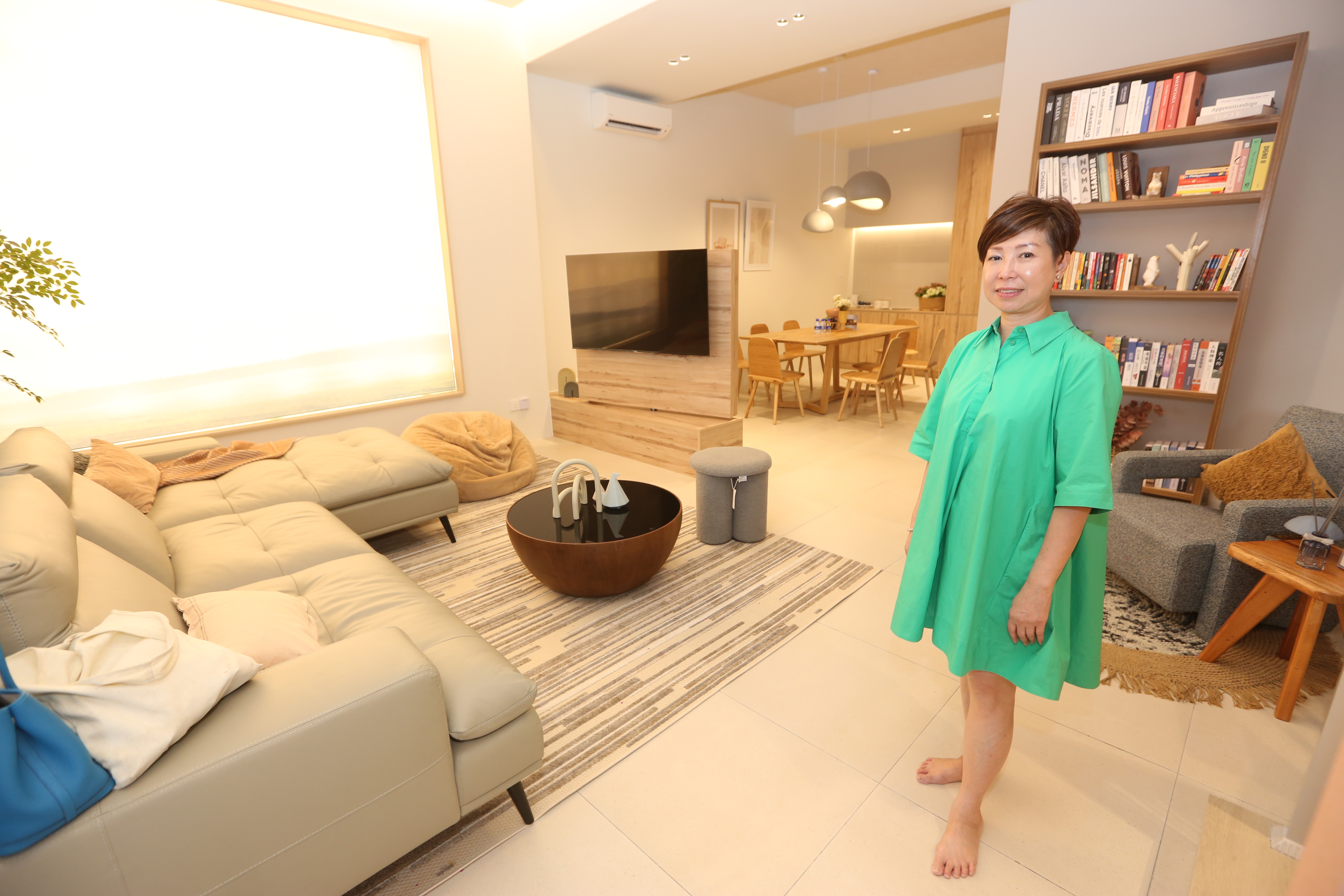 郭水仙集合了多年以来的居家设计心得，将心比心为业主设计出更符合现代人对居家需求的房型。