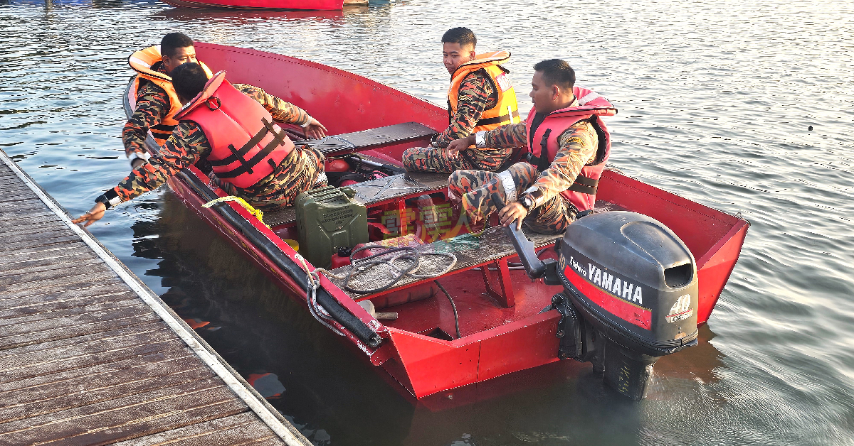 消拯员派出搜救艇在出事地点约2公里的河畔搜救。