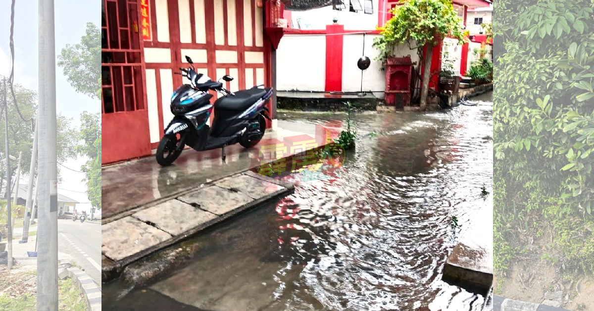 吉灵丸低洼区会因大雨或涨潮，发生突发水灾。