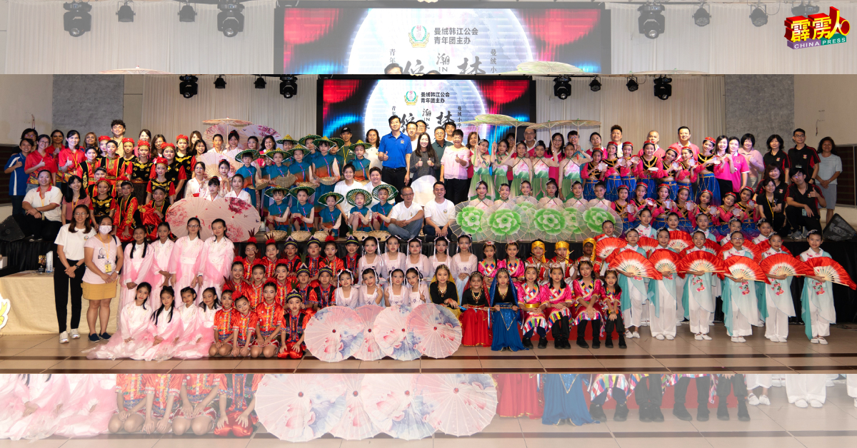 曼绒韩江公会青年团举办“曼绒县小学舞蹈观摩赛”，共吸引10所华小各派出学生竞技。（大会提供）